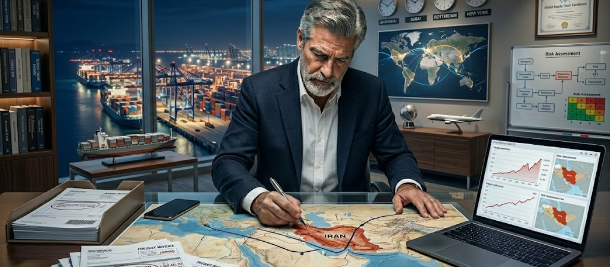 Guerra no irã gera crie e novas estratégias na Logística de Frete